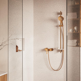 Grohe Lineare brusearmatur, børstet kobber