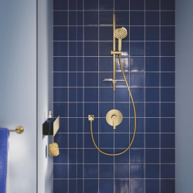 Grohe Lineare brusearmatur, børstet messing