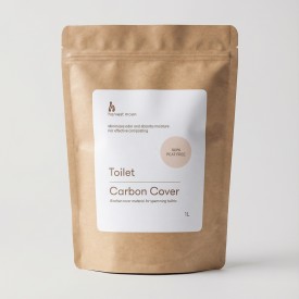 Harvest Moon Bio Carbon toalettstrø, torvfritt, luktreduserende, 1 liter, sort, 1 stk