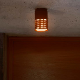 Nordlux Sidara udendørs loftlampe, brun