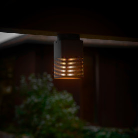 Nordlux Sidara udendørs loftlampe, antracit