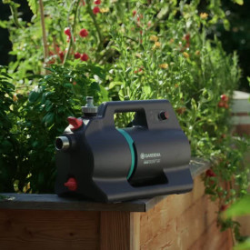 Gardena P4A hagepumpe, stillegående, med batteri, 398x199x237 mm