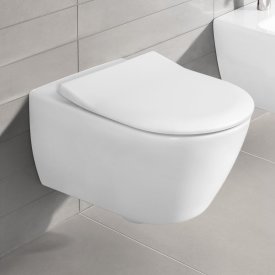 Villeroy & Boch Subway 2.0 vegghengt toalettpakke, uten skyllekant, hvit
