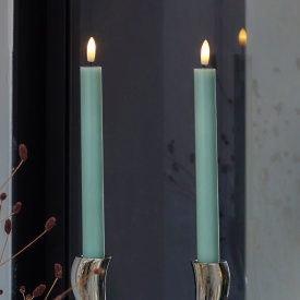 Sirius Sille LED kronelys, batteri, grøn