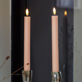 Sirius Sille LED kronelys, batteri, ferskenrosa