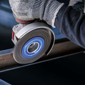 Bosch X-LOCK skivestålbørste, flettet, 0,5 x 115 mm, Inox