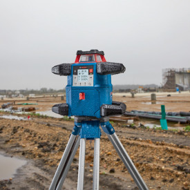 Bosch rotationslaser GRL 600 CHV med modtager og fjernbetjening