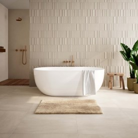 Leijma Elysia bademåtte, 60x100 cm, beige