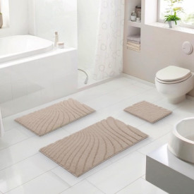 Leijma Caffi bademåtte, 60x100 cm, beige