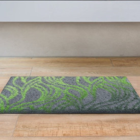 Leijma Grund bademåtte, 60x100 cm, mønstret grøn