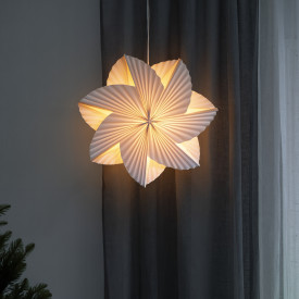 Konstsmide adventsstjärna med ljus, 60 cm