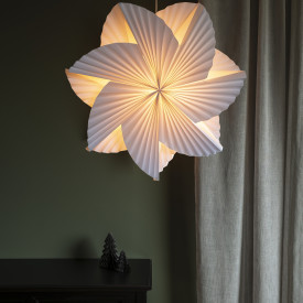Konstsmide adventsstjärna med ljus, 80 cm