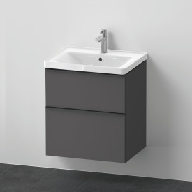 Duravit D-Neo møbelpakke, 60x48 cm, matt grafittgrå