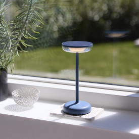 Nielsen Light Breeze solcelle bordlampe, blå