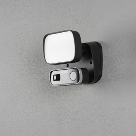 Konstsmide Smartlight udendørs væglampe med kamera, 10W