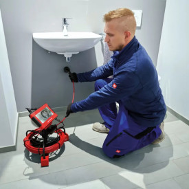 Rothenberger ROCAM mini HD, 22 m kabel, 25 mm hoved