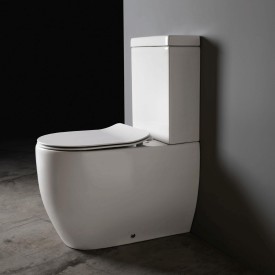 Lavabo Glomp BTW toalettset, back-to-wall, vit