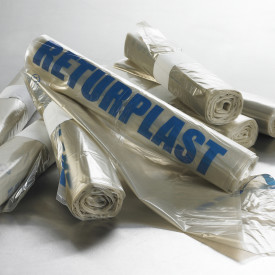 Eric Storm avfallssekk «resirkulert plast», klar 240 liter