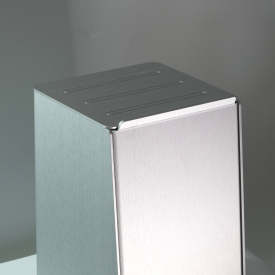 Aloop Robyn Y toiletspand, 3 liter, mat aluminium