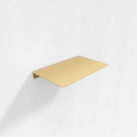 Aloop Y hylde, 39,5x25 cm, børstet guld