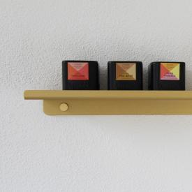 Aloop Y hylde, 99,5x8 cm, børstet guld