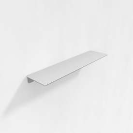 Aloop X hylde, 99,5x15 cm, mat aluminium