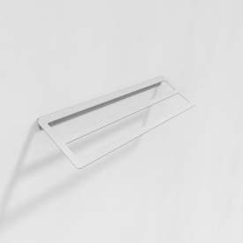 Aloop Y håndklædestang, 39,5 cm, mat aluminium