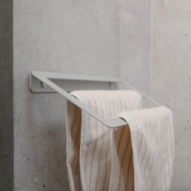 Aloop Y håndklædestang, 59,5 cm, mat aluminium