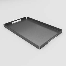 Aloop X large bakke, 33x50,5 cm, børstet sort