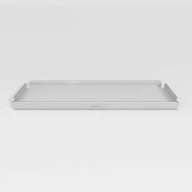 Aloop Y bakke, 23x30,5 cm, mat aluminium
