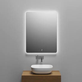 Copenhagen Bath Orø speil med lys, 60x80 cm
