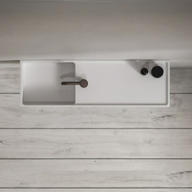 Copenhagen Bath Modul 80 dekkplate, 27x22 cm, hvit matt