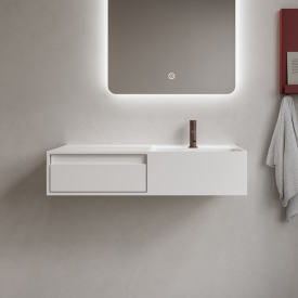 Copenhagen Bath Modul CA 80 servant med skuff, høyre, 80x40 cm, hvit matt