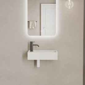Copenhagen Bath Nordland 42 servant, 42,5x25 cm, hvit matt