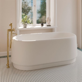 Copenhagen Bath Heritage frittstående badekar, 175x89 cm, hvit matt