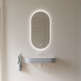Copenhagen Bath Orø oval 50 speil, duggfritt, 50x100 cm