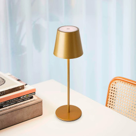 Nielsen Light One oppladbar bordlampe, bronse