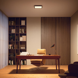 Philips Hue Aurelle LED panel, sort, 30x30 cm