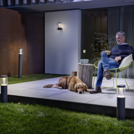Osram Endura Style Lantern Modern udendørs væglampe, 12W, grå