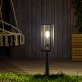 Osram Endura Classic Cuadra havelampe , E27, grå