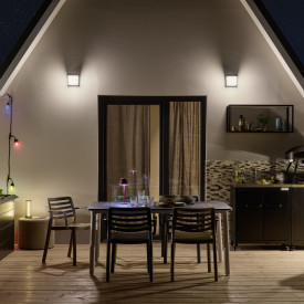 Osram Endura Style Stander genopladelig bordlampe, rød