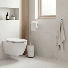 Smedbo toiletrulleholder, krom