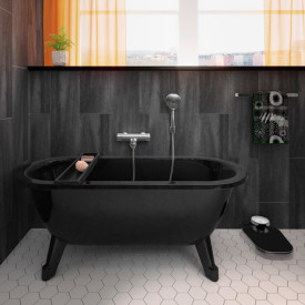 Gustavsberg Duo badekar, 158x68 cm, hvid