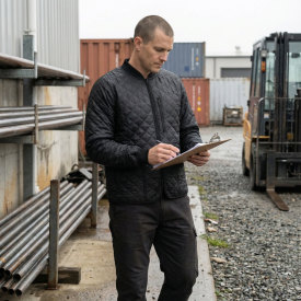 Westborn termojakke, sort, str. 2XL