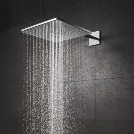 Grohe Rainshower SmartActive Cube brusehoved, 31x31 cm, krom