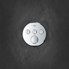 Grohe Grohtherm SmartControl dusjbatteri, krom