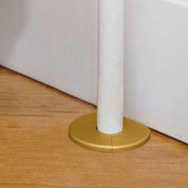 Alu Fit roset, 15 mm, børstet messing