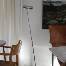 Markslöjd Arlo gulvlampe, krom