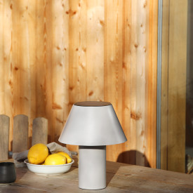 Markslöjd Vivo solcelle bordlampe, grå