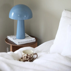 Markslöjd Mantar bordlampe, blå